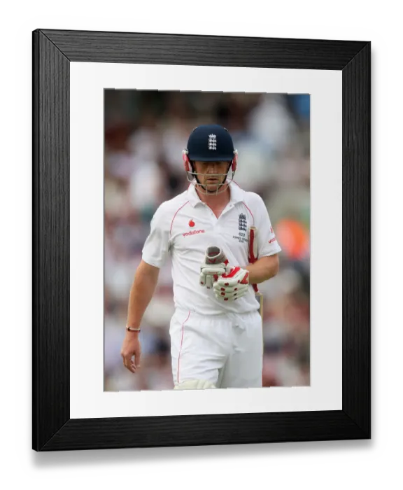 Framed Print : Paul Collingwood Out For 24 Framed Print : Paul Collingwood Out For 24