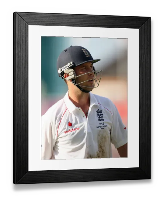 Framed Print : Jonathan Trott Out For 41 Framed Print : Jonathan Trott Out For 41