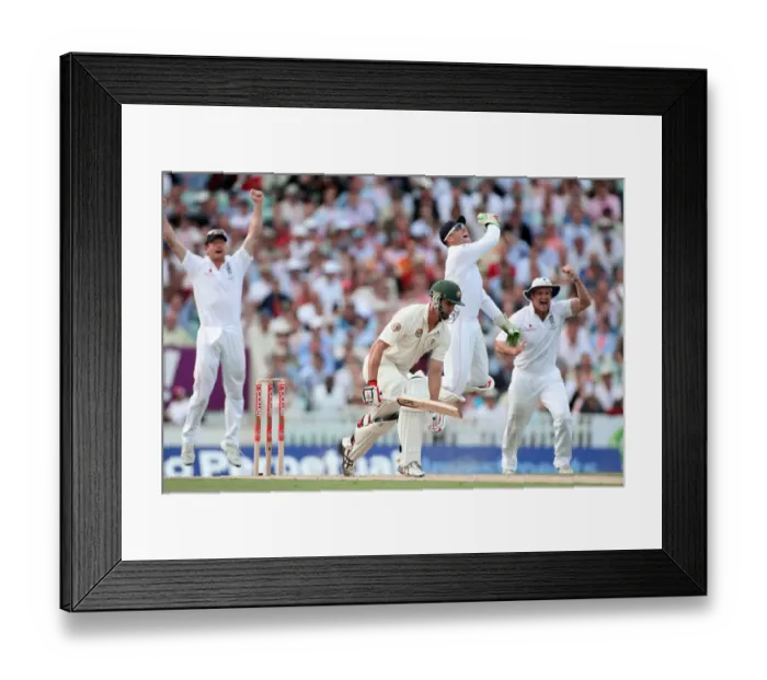 Framed Print : Mitchell Johnson Caught As Erngland Celebrate Framed Print : Mitchell Johnson Caught As Erngland Celebrate