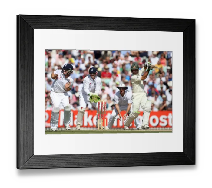 Framed Print : Ricky Ponting Hits A Boundary