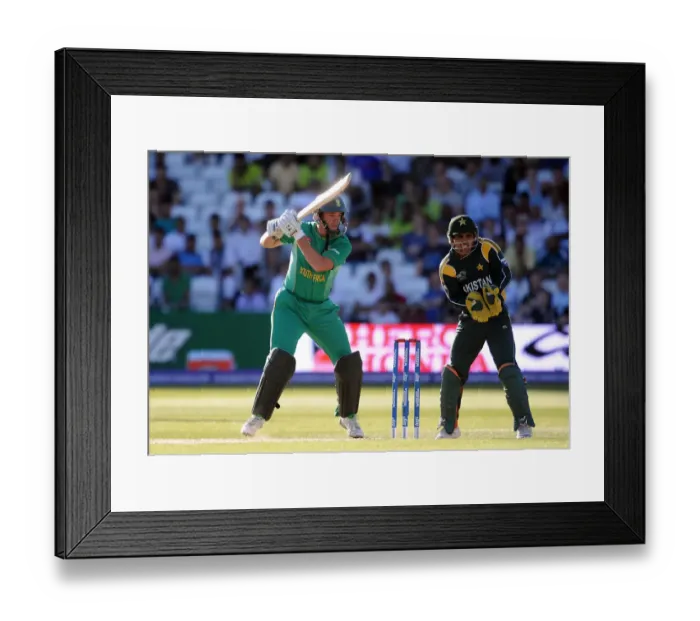 Framed Print : Albie Morkel & Kamran Akmal