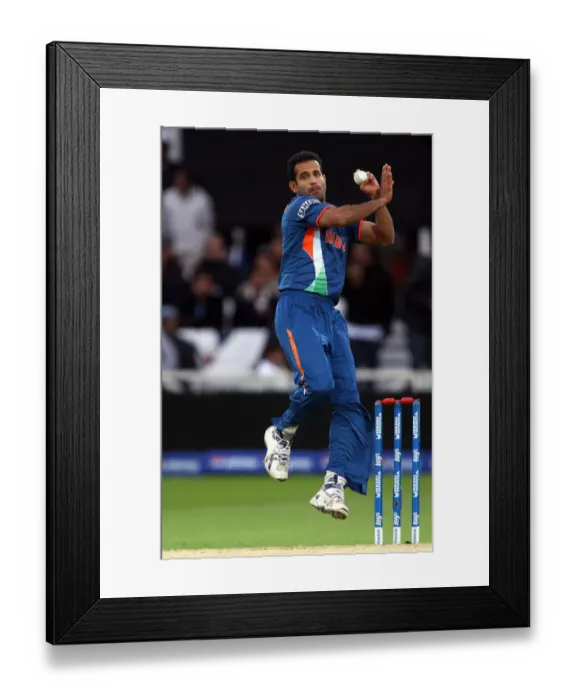 Framed Print : Irfan Pathan Framed Print : Irfan Pathan