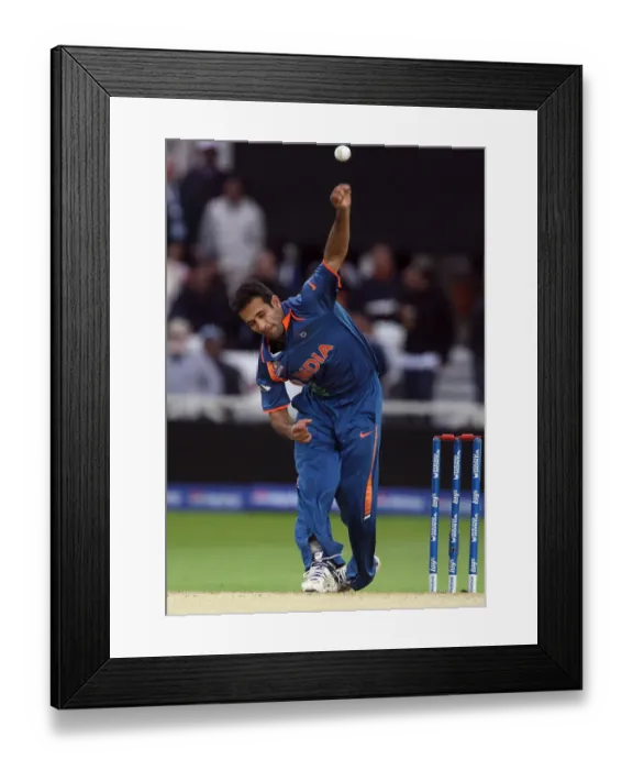 Framed Print : Irfan Pathan Framed Print : Irfan Pathan