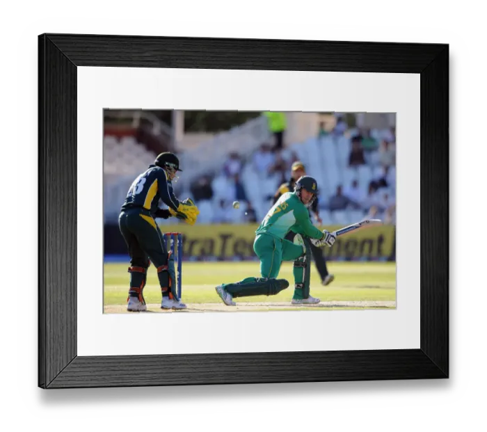 Framed Print : Kamran Akmal & Ab De Villiers Framed Print : Kamran Akmal & Ab De Villiers