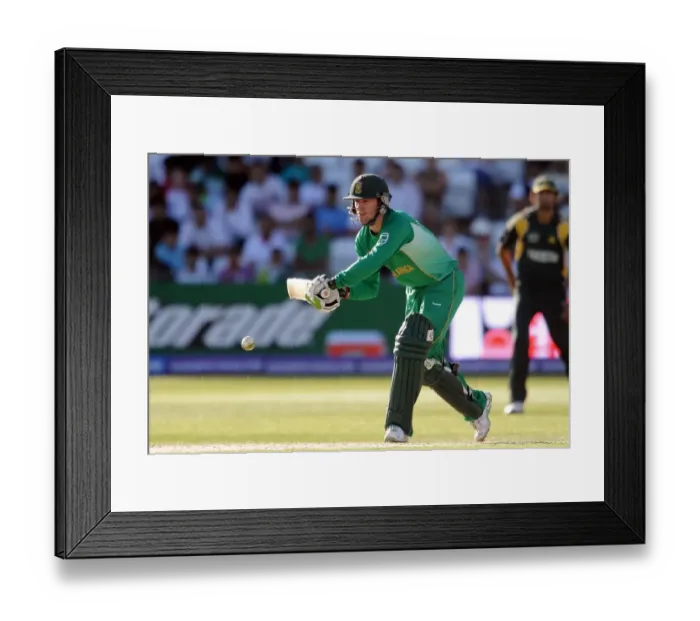 Framed Print : Ab De Villiers & Kamran Akmal Framed Print : Ab De Villiers & Kamran Akmal