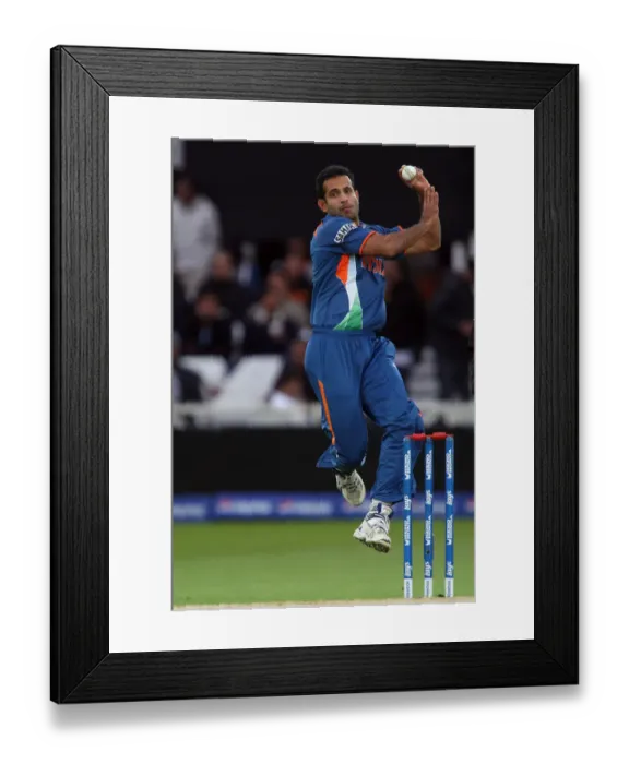 Framed Print : Irfan Pathan