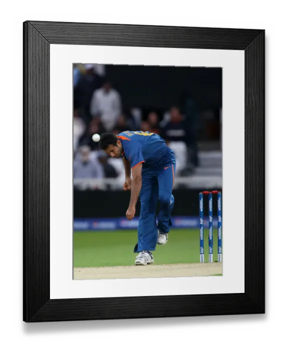 Framed Print : Irfan Pathan