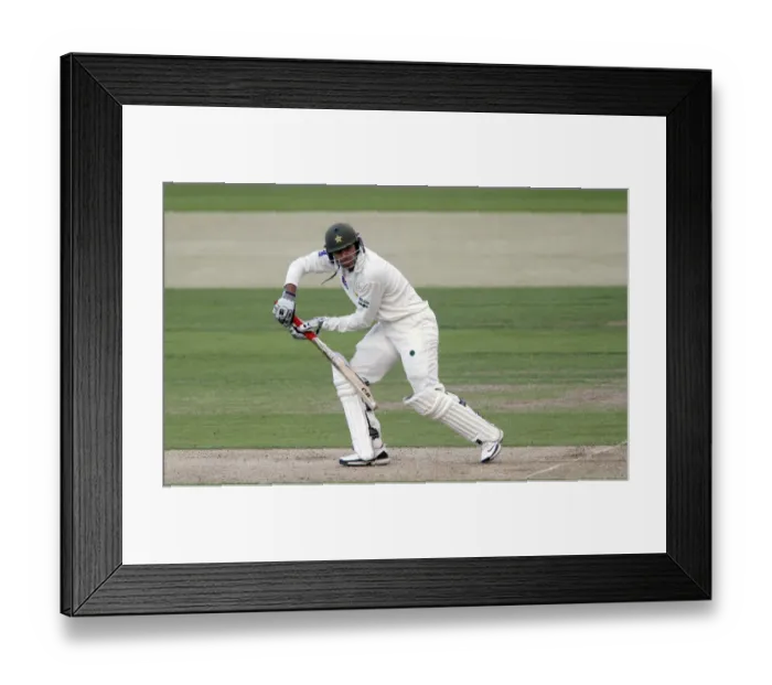 Framed Print : Umar Amin Pakistan Pakistan V Australia Headingley, Leeds, England 21 July 2010 Date Framed Print : Umar Amin Pakistan Pakistan V Australia Headingley, Leeds, England 21 July 2010 Date