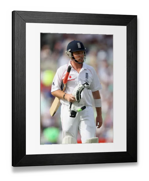 Framed Print : Ian Bell England 5th Ashes Test Match, Npower Test Series 2009 The Brit Oval