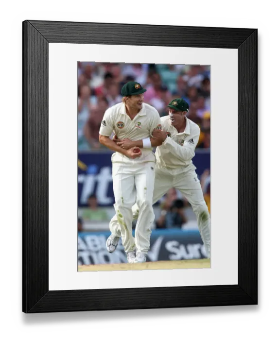 Framed Print : Shane Watson & Mike Hussey Framed Print : Shane Watson & Mike Hussey