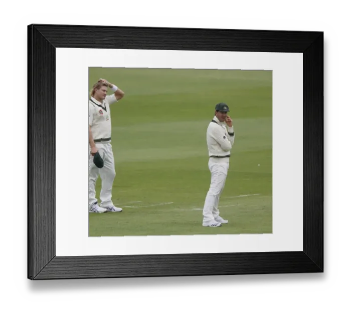 Framed Print : Shane Watson & Ricky Ponting Framed Print : Shane Watson & Ricky Ponting