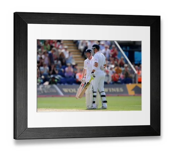 Framed Print : Paul Coillingwood & Kevin Pietersen Framed Print : Paul Coillingwood & Kevin Pietersen