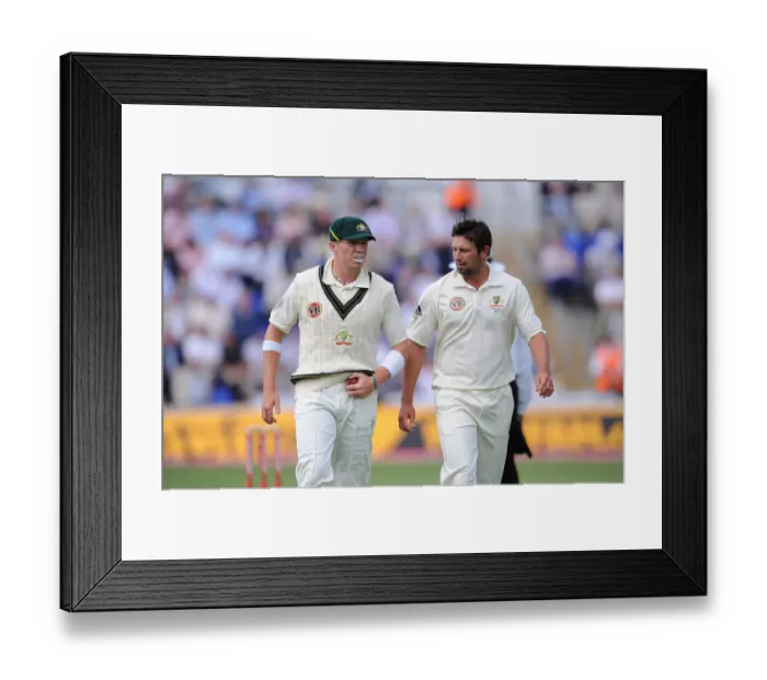Framed Print : Peter Siddle & Ben Hilfenhaus Framed Print : Peter Siddle & Ben Hilfenhaus
