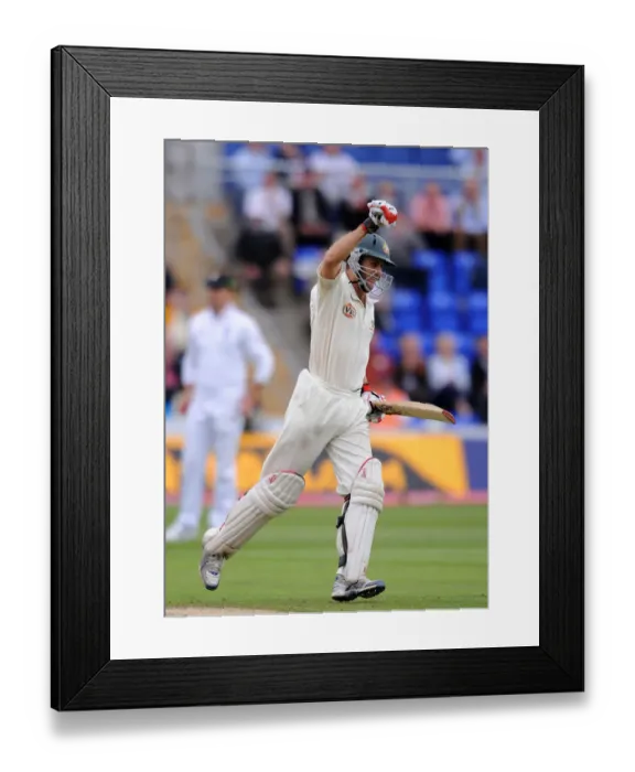 Framed Print : Simon Katich Celebrates 100 Framed Print : Simon Katich Celebrates 100