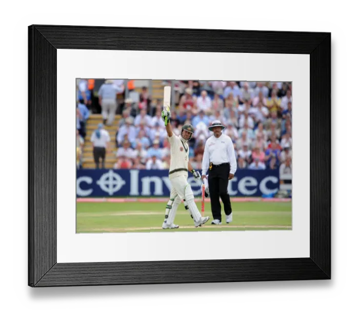 Framed Print : Ricky Ponting Celebrates 150 Framed Print : Ricky Ponting Celebrates 150