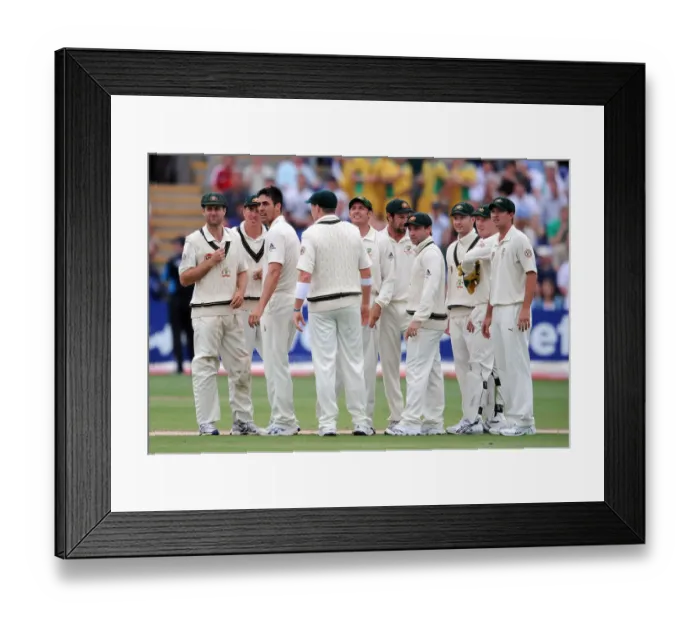 Framed Print : Australia Watch Alastair Cook Leave Field Framed Print : Australia Watch Alastair Cook Leave Field