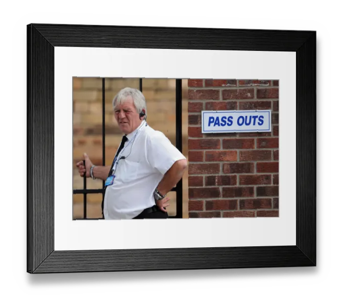 Framed Print : Security On Main Gate