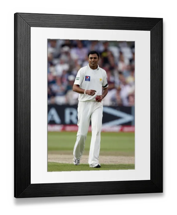 Framed Print : Danish Kaneria Framed Print : Danish Kaneria