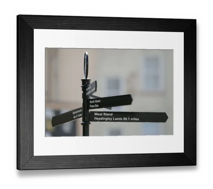 Framed Print : Street Sign Framed Print : Street Sign