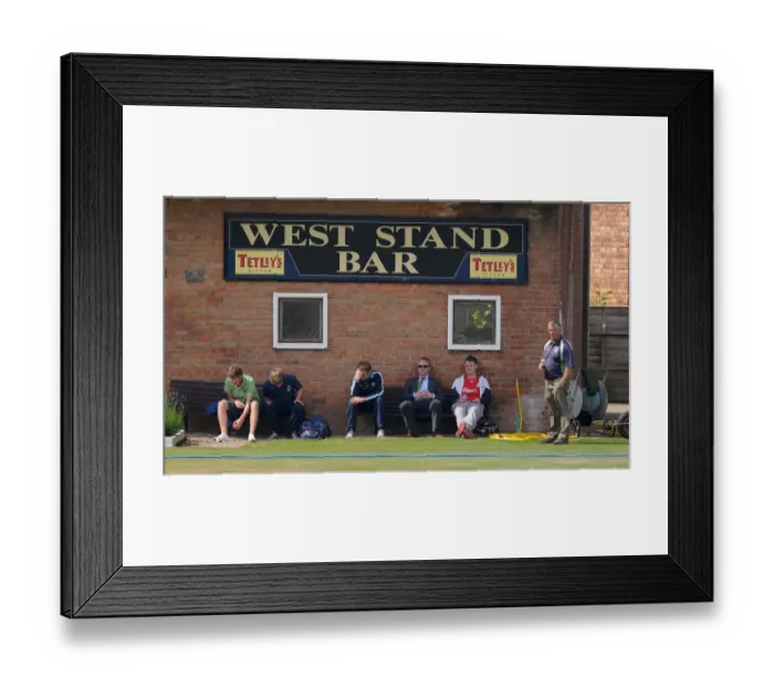 Framed Print : West Stand Bar & Spectators Framed Print : West Stand Bar & Spectators