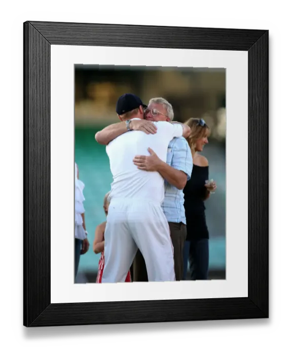 Framed Print : Colin & Andrew Flintoff