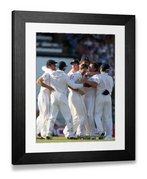 Framed Print : England Payers Celebrate Framed Print : England Payers Celebrate