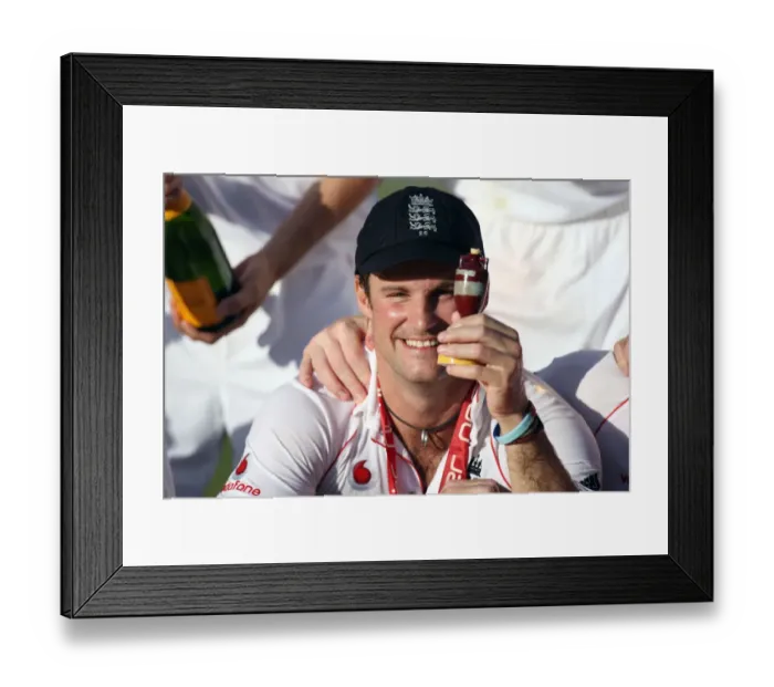 Framed Print : Andrew Strauss Holds The Ashes Framed Print : Andrew Strauss Holds The Ashes