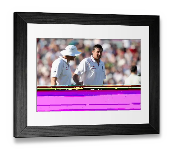 Framed Print : Steve Harmison & Andrew Flintoff Framed Print : Steve Harmison & Andrew Flintoff
