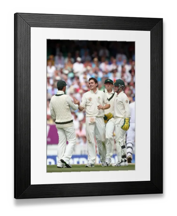 Framed Print : Marcus North & Ricky Ponting