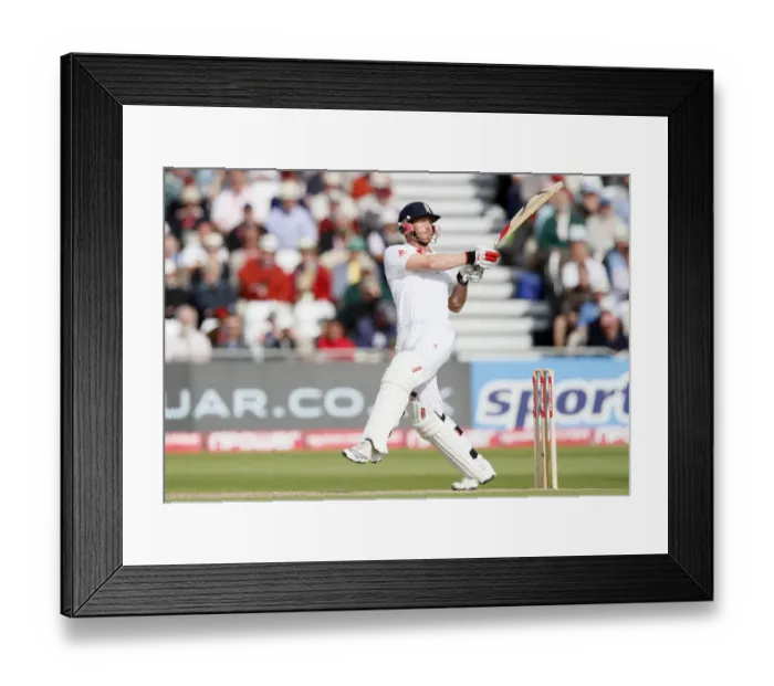 Framed Print : Paul Collingwood Makes Another 4 Framed Print : Paul Collingwood Makes Another 4