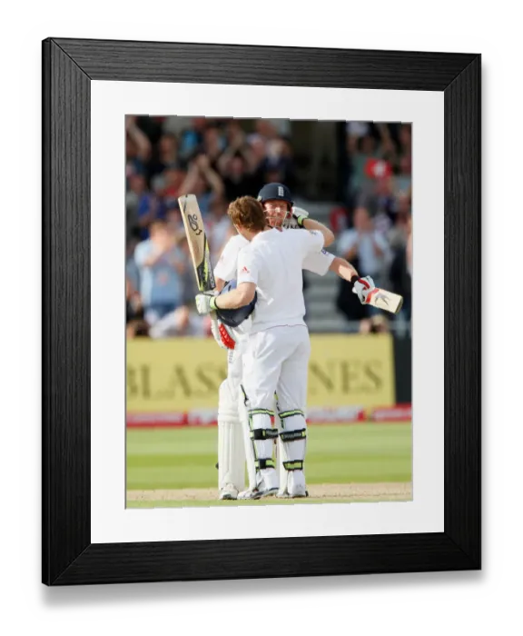 Framed Print : Paul Collingwood and Eoin Morgan Framed Print : Paul Collingwood and Eoin Morgan