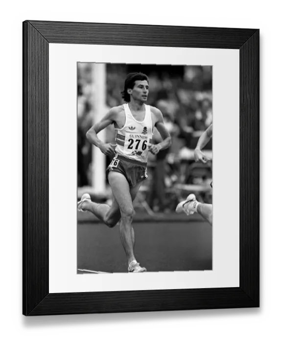 Framed Print : Seb Coe 800 Metres 12 August 1986 Date: 12 August 1986