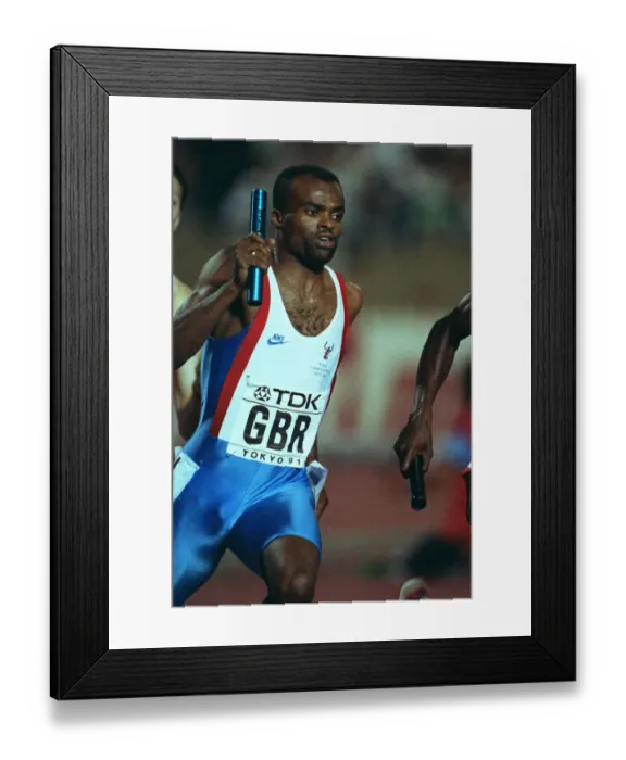 Framed Print : Kriss Akabusi Framed Print : Kriss Akabusi