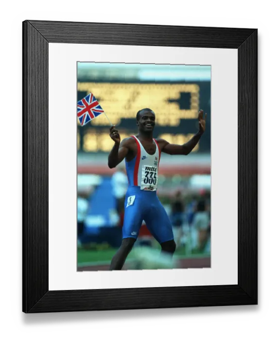 Framed Print : Kriss Akabusi Framed Print : Kriss Akabusi