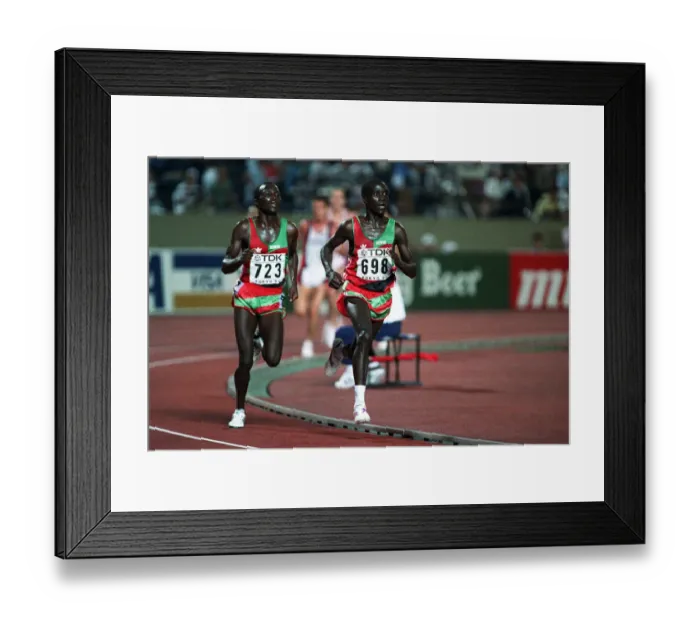 Framed Print : Moses Tanui & Richard Chelimo Framed Print : Moses Tanui & Richard Chelimo