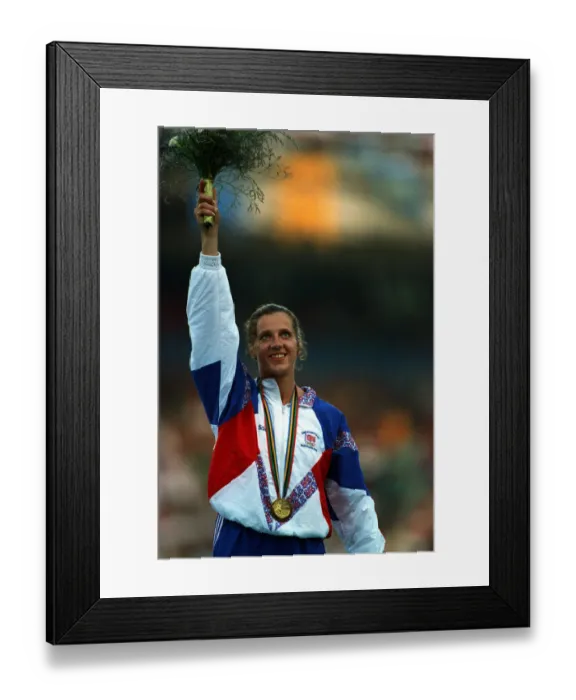 Framed Print : Sally Gunnell Framed Print : Sally Gunnell