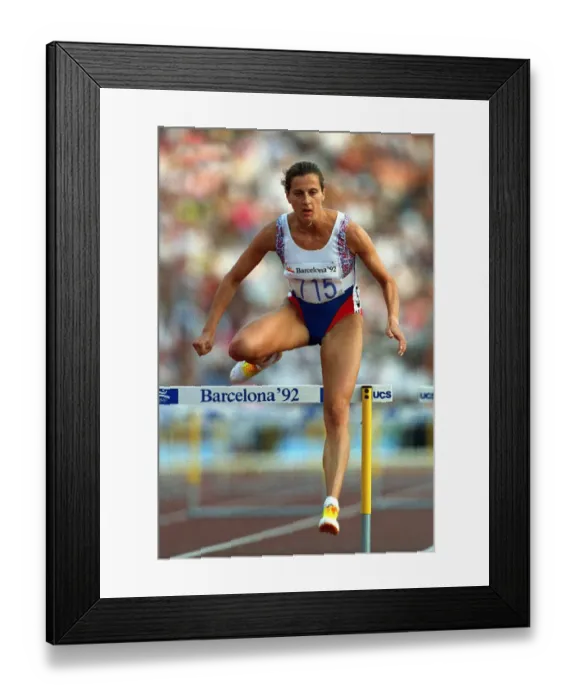 Framed Print : Sally Gunnell Framed Print : Sally Gunnell