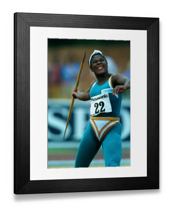 Framed Print : Tessa Sanderson Framed Print : Tessa Sanderson