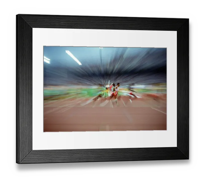Framed Print : Zoom Athletics
