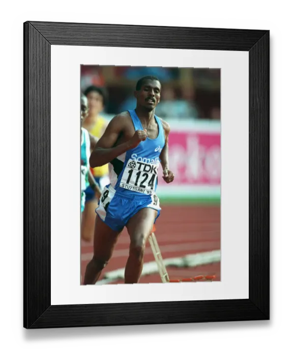 Framed Print : Abdi Bile 1500 Metres 14 November 1993 Date: 14 November 1993 Framed Print : Abdi Bile 1500 Metres 14 November 1993 Date: 14 November 1993
