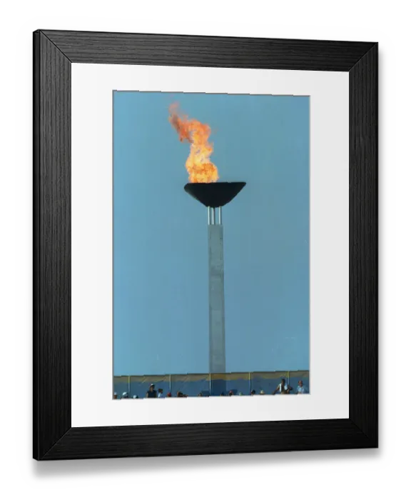 Framed Print : Olympic Flame Framed Print : Olympic Flame