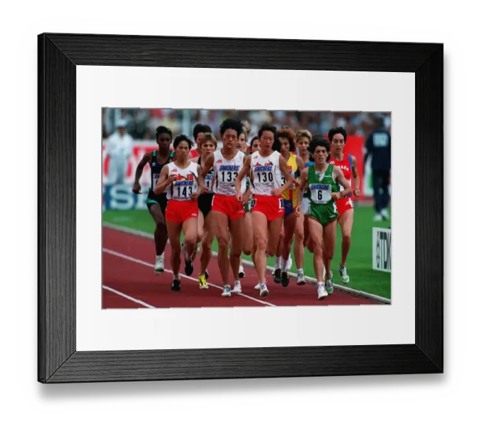 Framed Print : Chinese Runners Lead The Field Framed Print : Chinese Runners Lead The Field