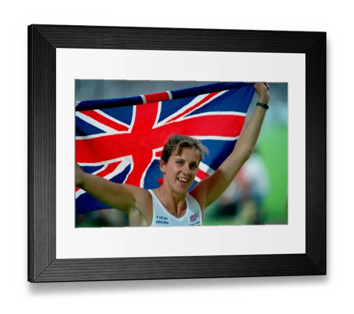 Framed Print : Sally Gunnell Framed Print : Sally Gunnell