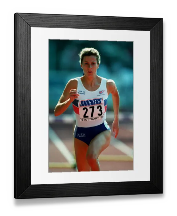 Framed Print : Sally Gunnell Framed Print : Sally Gunnell