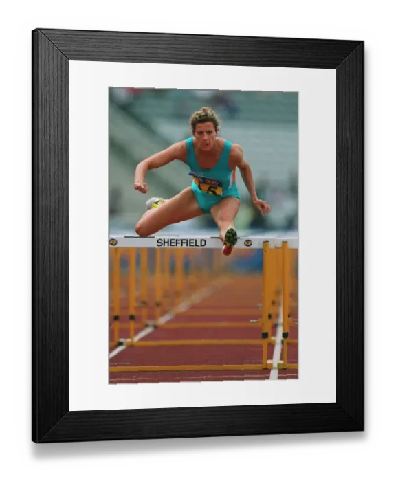 Framed Print : Sally Gunnell Framed Print : Sally Gunnell