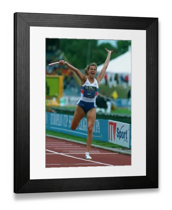 Framed Print : Sally Gunnell Framed Print : Sally Gunnell