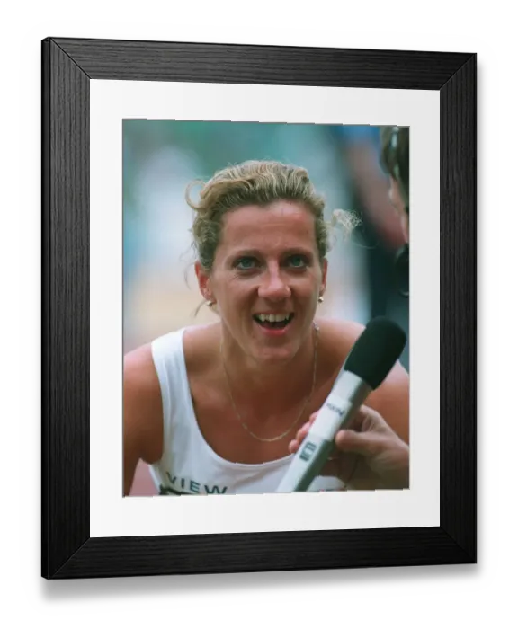 Framed Print : Sally Gunnell Framed Print : Sally Gunnell