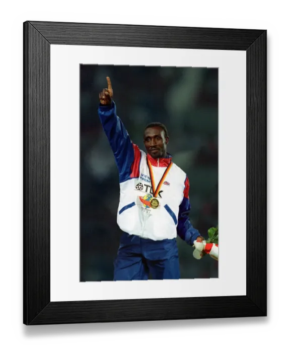 Framed Print : Linford Christie