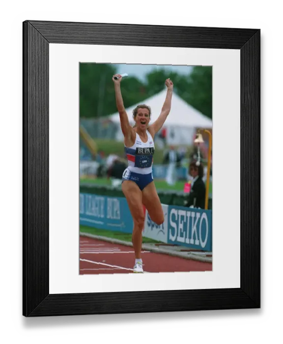Framed Print : Sally Gunnell