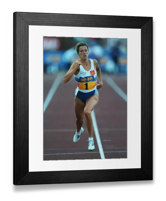 Framed Print : Sally Gunnell Framed Print : Sally Gunnell